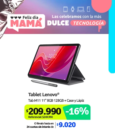 Principal-IMB5-Tablets-PPx2-Lenovo-Tab M11 11" 8GB 128GB + Case y Lápiz /Tab K11 LTE 11" 8GB 128GB + Lapiz -51758-53676